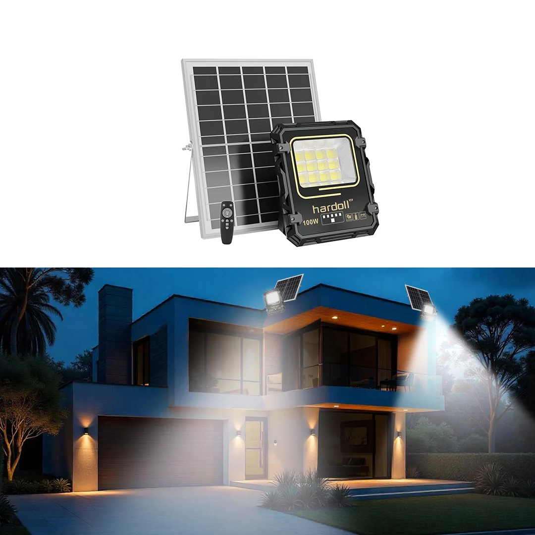 Solar Flood Light 100W with Remote Control