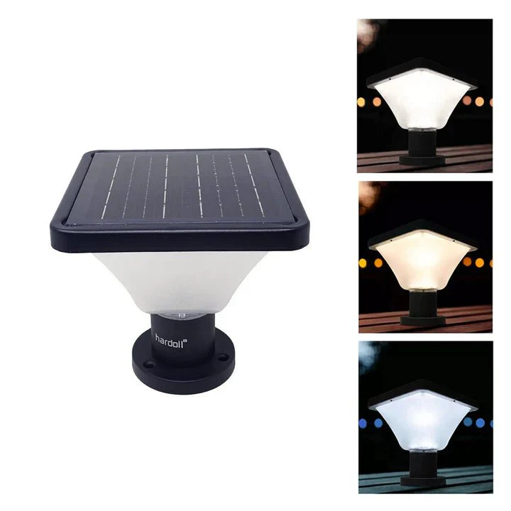 Solar Pillar Lights for Outdoor Home Garden Waterproof Wall Gate Post Lamp