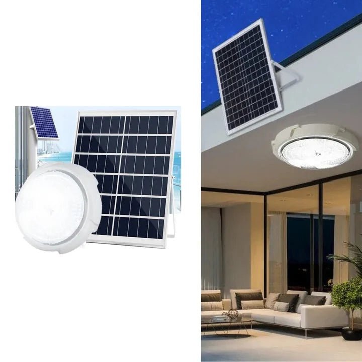 Solar Light Indoor for Home, Waterproof Solar LED Lights, Emergency Ceiling & Outdoor Use 40W