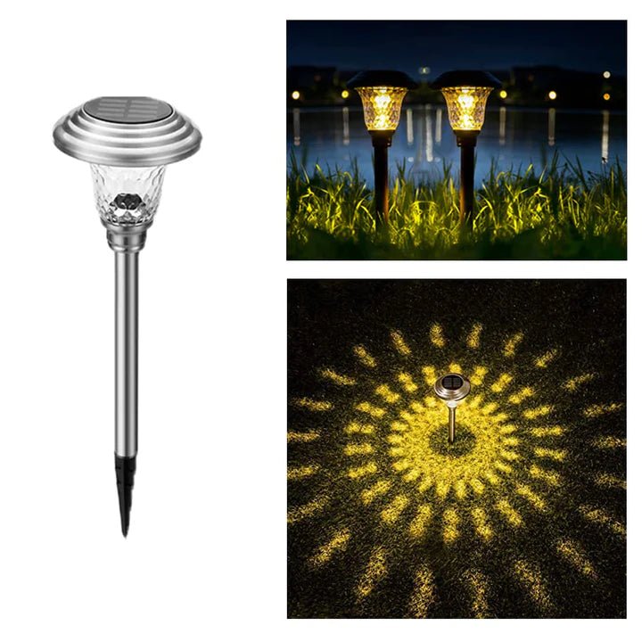 LED Solar Pathway Lights for Home Outdoor Garden Decoration Warm White
