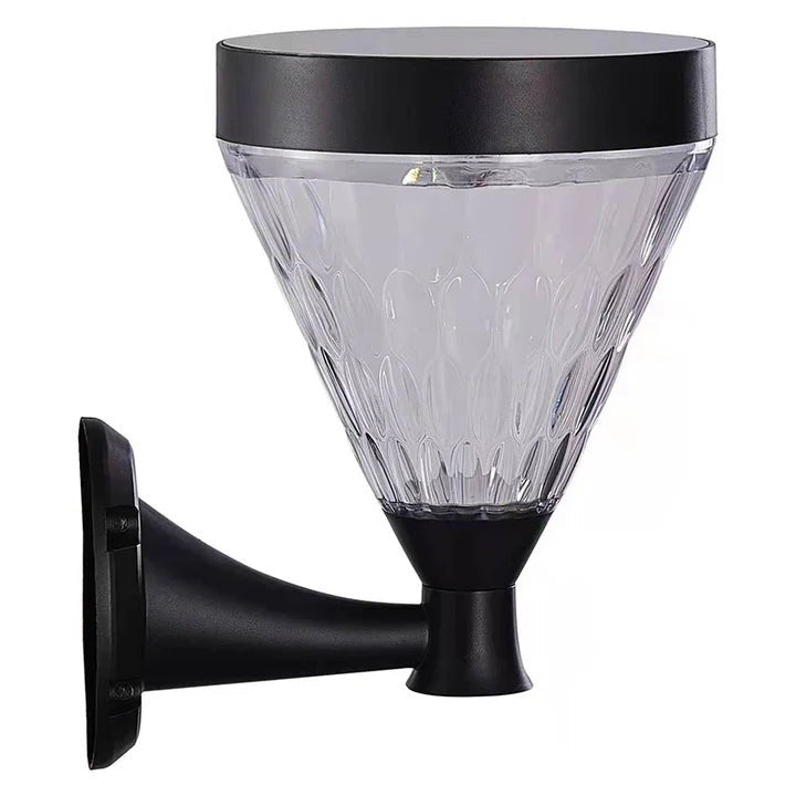 Solar LED Decorative Waterproof Wall Lamp for Outdoor Garden Decoration